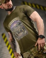 Тактична футболка Born of War «Молодість» Coolmax Oliva - Зображення 2