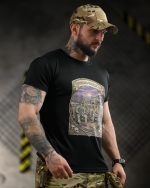 Тактична футболка Born of War «Молодість» Coolmax Black - Зображення 2