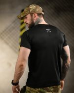 Тактична футболка Born of War «Молодість» Coolmax Black - Зображення 4