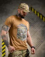 Тактична футболка Born of War «ПТСР Клаб» Coolmax Black - Зображення 4