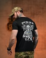 Тактична футболка Coolmax "Death from sky" чорна - Зображення 4