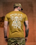 Тактична футболка Coolmax "Death from the sky" койот - Зображення 5