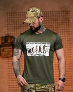 Тактична футболка Coolmax "Tactical" оливкова - Зображення 2