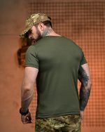 Тактична футболка Coolmax "Tactical" оливкова - Зображення 5