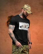 Тактична футболка Coolmax "Tactical" чорна - Зображення 4