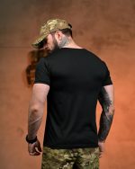 Тактична футболка Coolmax "Tactical" чорна - Зображення 5