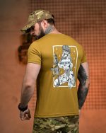 Тактична футболка SELION Wargirl койот - Зображення 2