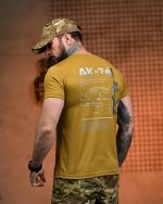 Тактична футболка Selion «АК-74» Coolmax Coyot - Зображення 4