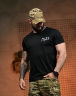 Тактична футболка Selion «АК-74» Coolmax Black - Зображення 3
