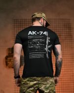 Тактична футболка Selion «АК-74» Coolmax Black - Зображення 5