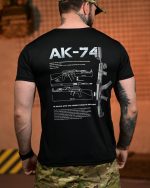 Тактична футболка Selion «АК-74» Coolmax Black - Зображення 6