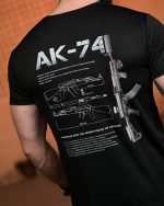Тактична футболка Selion «АК-74» Coolmax Black - Зображення 7