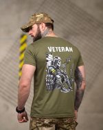 Тактична футболка Coolmax "Veteran" оливкова - Зображення 2