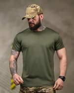 Тактична футболка Coolmax "Veteran" оливкова - Зображення 5