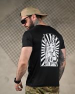 Тактична футболка Coolmax "Gun" чорна - Зображення 4
