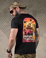 Тактична футболка Coolmax "Prepare for battle" чорна - Зображення 7