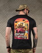 Тактична футболка Coolmax "Prepare for battle" чорна - Зображення 8