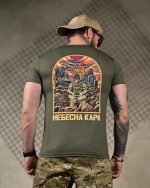 Тактична футболка Selion «Небесна кара» Coolmax Oliva - Зображення 5