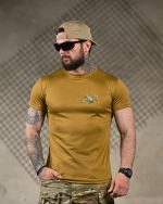 Тактична футболка Selion «Ховайся» Coolmax Coyot - Зображення 2