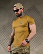 Тактична футболка Selion «Ховайся» Coolmax Coyot - Зображення 3