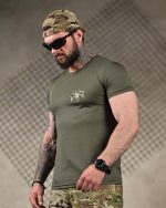 Tactical t-shirt Selion "Khovaisia" Coolmax Oliva - Зображення 3
