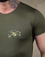 Tactical t-shirt Selion "Khovaisia" Coolmax Oliva - Зображення 7