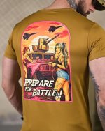 Тактична футболка Coolmax "Prepare for battle" койот - Зображення 6