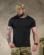 Тактична футболка Selion «Король посадки» Coolmax Black - Зображення 2