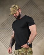 Тактична футболка Selion «Король посадки» Coolmax Black - Зображення 3