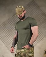 Тактична футболка Selion «Король посадки» Coolmax Oliva - Зображення 2