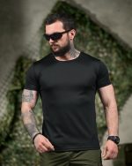 Тактична футболка Coolmax "Veteran" чорна - Зображення 2