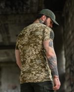 Тактична вологовідвідна футболка Cooltouch піксель - Зображення 4