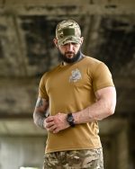 Тактична футболка Selion «Руни» Coolmax Coyot - Зображення 3