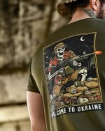Тактична футболка BORN OF WAR Welcome to Ukraine Оливкова - Зображення 9