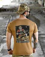 Тактична футболка BORN OF WAR Welcome to Ukraine Койот - Зображення 7