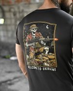 Тактична футболка BORN OF WAR welcome to Ukraine Сіра - Зображення 6