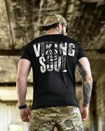 Тактична футболка BORN OF WAR Viking soul Чорна - Зображення 4