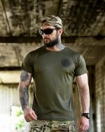 Тактична футболка BORN OF WAR Viking soul Оливкова - Зображення 2
