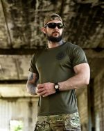 Тактична футболка BORN OF WAR Viking soul Оливкова - Зображення 3