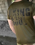 Тактична футболка BORN OF WAR Viking soul Оливкова - Зображення 5