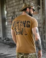 Тактична футболка BORN OF WAR Viking soul Койот - Зображення 5