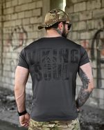Тактична футболка BORN OF WAR Viking soul Сіра - Зображення 4