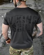 Тактична футболка BORN OF WAR Viking soul Сіра - Зображення 7