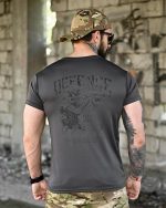 Тактична футболка BORN OF WAR Defense Сіра - Зображення 5