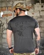 Тактична футболка BORN OF WAR Defense Сіра - Зображення 6