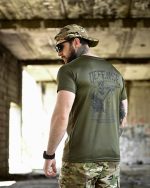 Тактична футболка BORN OF WAR Defense Оливкова - Зображення 5