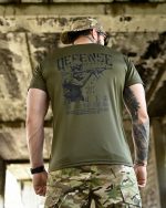 Тактична футболка BORN OF WAR Defense Оливкова - Зображення 7