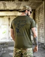 Тактична футболка BORN OF WAR Defense Оливкова - Зображення 9