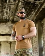 Тактична футболка BORN OF WAR Defense Койот - Зображення 3