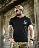 Тактична футболка BORN OF WAR Defense Чорна - Зображення 2